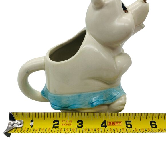 Vintage Quon Quon Dancing Polar Bear Ceramic Creamer Pitcher Tutu Japan - Picture 9 of 11